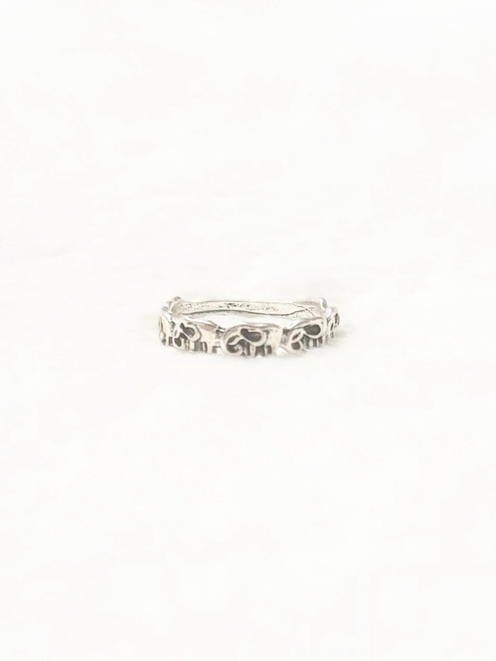 5/$15 🩷 MUST BUNDLE Elephant Silver Band Ring